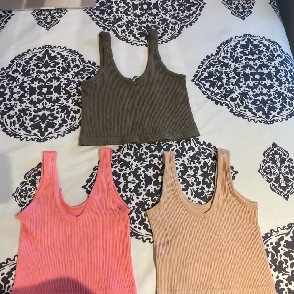 Urban Outfitters Out from under ribbed tanks! Such fun and cute basics!